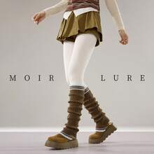 MOIRÉALLURE Women's 2 Pieces Sock Ensemble, Breathable Tights + Stretchy Foot Socks, Fashion All-Match Set For Everyday Use - Multicolor - View 13