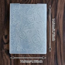 Floral Pattern Plastic Embossing Folder,2D Textured Vine Flower Leaf Embossing Template For Card Making Scrapbooking Paper Craft DIY Decor Embossing Folder - HC-1 - View 10