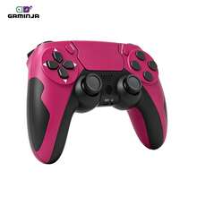 GAMINJA P48 Wireless Controller, Compatible With P4 Slim/P4 Pro/P3/PC Console, With 6-Axis Motion Sensing, Dual Vibration, Built-In Speaker, Motion Gyroscope, Headphone Jack, Touchpad - View 12