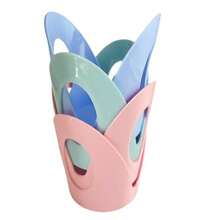 4Pcs Disposable Paper Cup Holder, Heat Insulating Anti-Scald Cup Sleeves, Unique Hollow Shape Cup Holders, Multi-Color Reusable Plastic Cup Holder For Hot Drinks, Ideal For Home, Office, Party & Daily Beverage Use - View 8