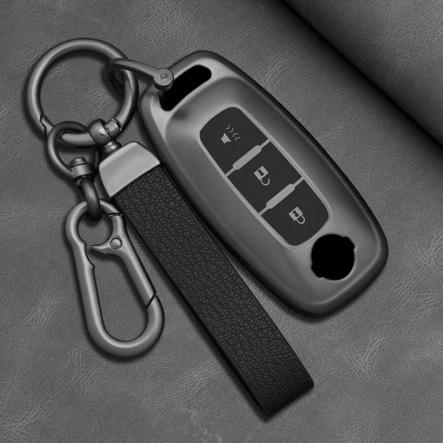 TPU Car Key Case, Compatible With Select For Models, Includes Lianti, Altima, Rogue, Qashqai - Anti-F Key Fob Cover Car Accessories - A - View 1