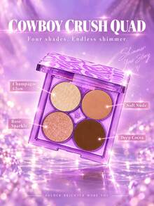 URBAN DECAY MOONDUST SPACE COWBOY Palet Eyeshadow 4 Warna 6.G-0.2 Oz - SPACE COWBOY QUAD - 6g - 0.2oz - View 4