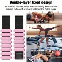 1/2pcs Adjustable Wearable Weighted Wristbands Fitness Set (Unisex), Suitable For Workout, Yoga, Walking, Running, Dancing, Pilates And Aerobic Exercise - Multicolor - View 3