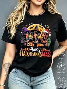 Women T-Shirts - Black - View 1