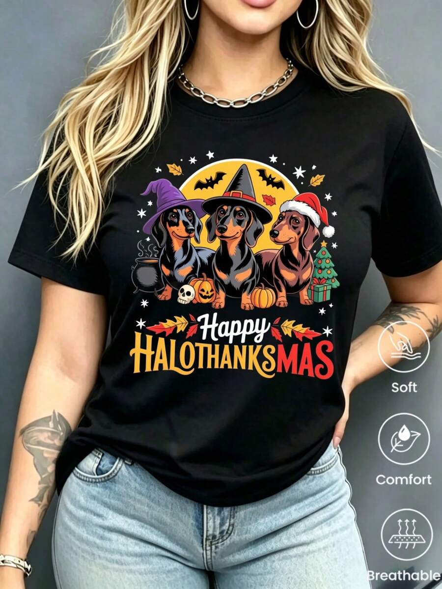 Women T-Shirts - Black - View 1