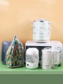20/40/80pcs Disposable Small Appliance Dust Covers, Rice Cooker Covers, Microwave Vacuum Cleaner Protective Transparent Bags, Suitable For Home Kitchen Cleaning, Kitchen Supplies, Kitchen Accessories, Kitchen Gadgets - Transparent - View 3