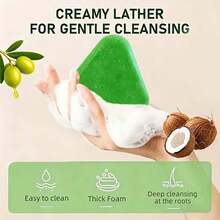 Xioimy [Cuci Setiap Tujuh Hari Sekali, Begadang Tanpa Kebotakan] Pembersih Kuat, Pengontrol Minyak, dan Rambut Lembut, Sabun Sampo Tiga dalam Satu 7-in-1 80g, Mengandung Berbagai Bahan Herbal Alami, Membersihkan Kulit Kepala Secara Mendalam, Multi Efek dalam Satu Produk - kuantitas - View 6