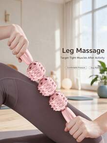 Roller Massager, Calf Muscle Relaxer And Leg Shaping Device, Ring Leg Massager/Slimming Clip, Yoga Wheel, Leg Massager - A - View 3
