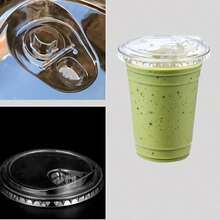 Thick Transparent Cold Drink Cup With Leak-Proof Lid, Suitable For Milk Tea, Coffee, Juice And Various Beverages, For Home, Street Stall, Party And Gathering Use, Portable And Durable, Dedicated Cold Drink Takeout Packaging Cup - Clear - View 8