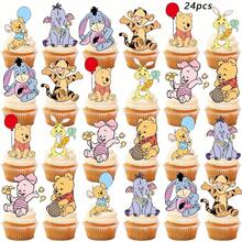 Disney Kitchen & Dining Dessert Decor Tools Winnie The Pooh Cake Decoration Set, Cartoon Character Dessert Toppers With Honey Pot, Suitable For Birthday Celebrations, Halloween, Christmas And New Year Party Decorations - View 8