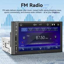 VENBES 7 Inch Single DIN Car Audio, Wired CarPlay, Touchscreen Car Radio Multimedia Player - 7" Single Din CarPlay Radio + 8LED Rear View Camera - View 6