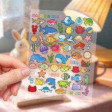 Marine Life Stickers For Decorating Planner, Diary, Scrapbook, Planner, Luggage, Guitar, Skateboard, Manual, Notebook, Tablet, Water Bottle, Phone - Multicolor - View 6