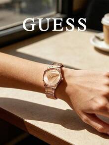 GUESS Women's Fashion Watch,Minimalist Elegant Design With Exquisite Dial,Women's Accessory,Suitable For Daily Wear, Women's Gift Choice - Rose Gold - View 5
