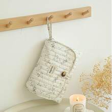 Tas Popok Berbahan Quilted, Tas Popok Genggam, Alas Ganti Popok Motif Bunga, Alas Ganti Popok untuk Perjalanan, Cocok untuk Bayi Laki-laki dan Perempuan Baru Lahir, Perlengkapan Bayi - MultiWarna - View 9