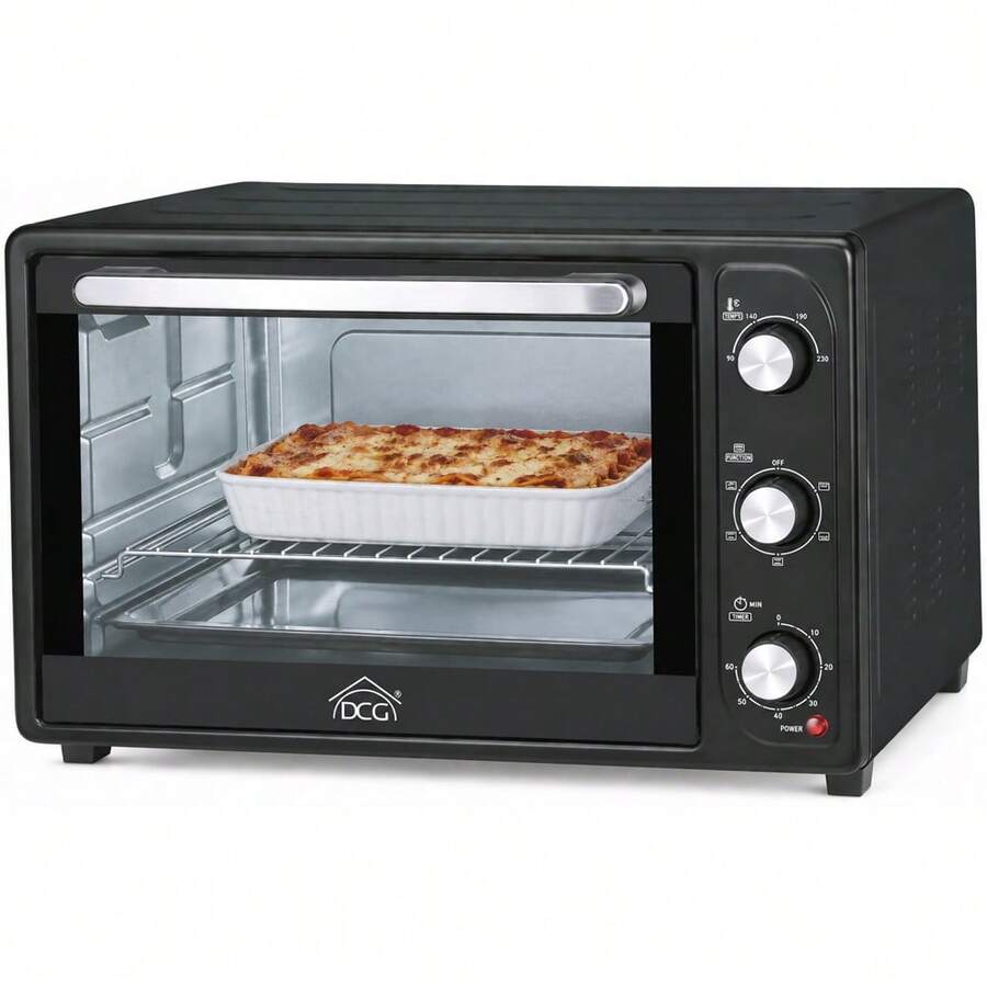 Bakaji Forno Elettrico Ventilato 45 Litri 2000W Con Timer e Spia Luminosa - Spina tipo F UE (220-240 V) - Visualizzare 1