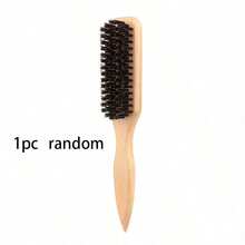 1pc\2pcs Edge Comb, Mini Soft Bristle Hair Brush, Restore Shine, For Edges And Back Combing, Detangle And Smooth Hair, For Synthetic And Human Hair, For Scalp Massage And Styling, Suitable For All Hair Types, Durable Material, Unique Comb Pattern - View 8