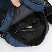 1pc New Men's Crossbody Bag Shoulder Bag Casual Fashion Multifunctional Phone Bag Lightweight Small Square Bag - Multicolor - View 12