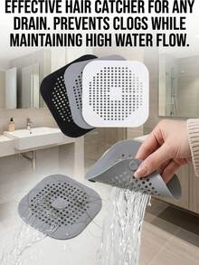 30PCS Silicone Hair Filter And Drain Plug For Bathtub And Shower - Prevents Clogs And Odors - Multicolor - View 8