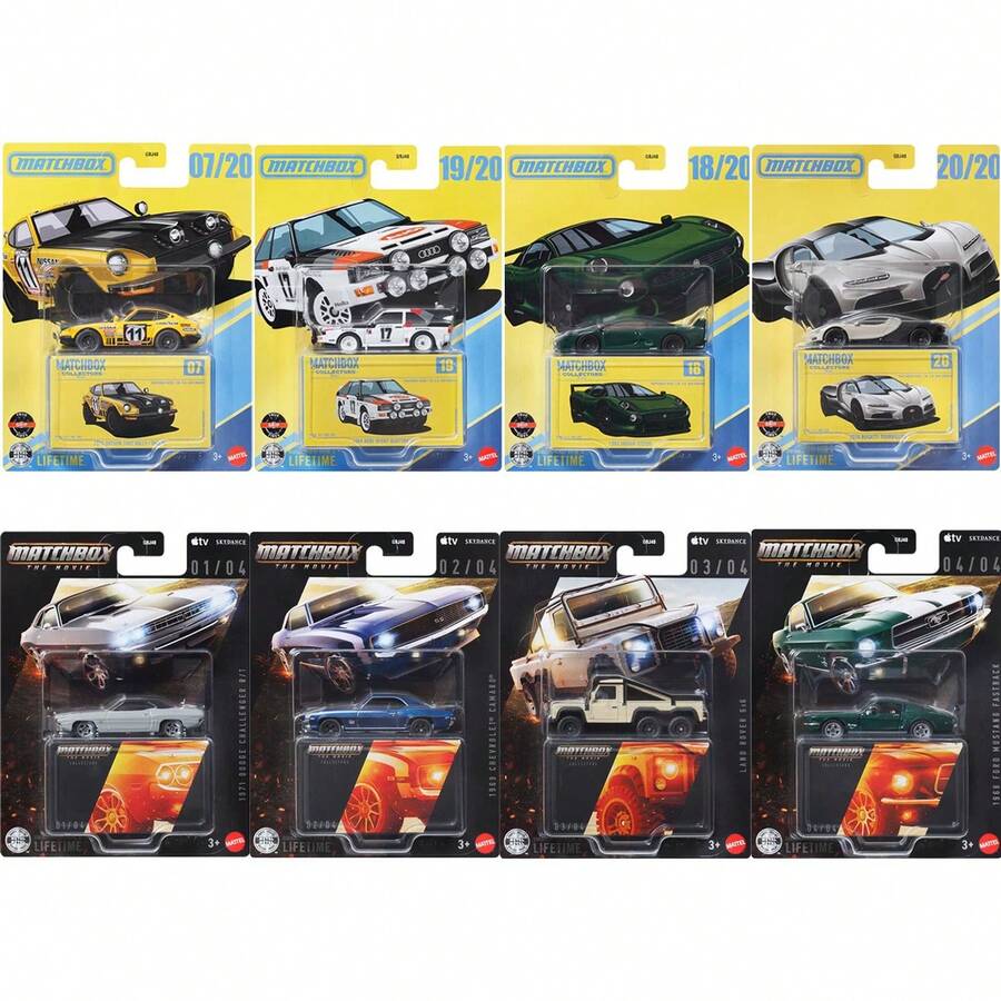 Mattel MATCHBOX Series 1:64 Scale GBJ68 Die-Cast Car, Batch 26H, Creative Pocket Model Car Toy Gift, Can Also Be Used As A Desktop Decoration. - Multicolor - View 1