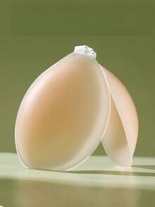 1pc Strapless Invisible Silicone Nipple Covers, Suitable For Camisole, Dress And Wedding Gown, A/B/C/D Cup Thick Nipple Covers, Summer Push-Up Effect, Lightweight Breathable Invisible Pads - Multicolor - View 10