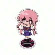 未來日記 10cm 壓克力立牌鑰匙圈 角色 Yuno 動態模型 桌面裝飾 收藏禮品 - 彩色 - 查看 14