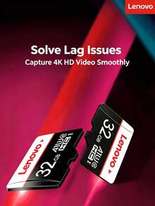 Lenovo K105 TF Memory Card V30 High-Speed 4K Recording Waterproof Shockproof Durable Dash Cam Action Camera Memory Card - View 1