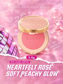 Gucci Blush De Beaute Luminous Matte Blush -01- Silky Rose -5.5g-Net Weight 0.19 Oz - Matte Blush -01- Silky Rose -5.5g-nET WT. 0.19 OZ. - View 1