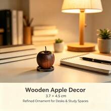 Apple-Shaped Aroma Diffuser Ornament, Space-Saving Design, Just Add Essential Oil For Slow Fragrance Release, Combines Decorative And Flameless Aromatherapy Functions, Suitable For Various Home Decor Styles, Adds Healing Atmosphere To Daily Spaces - Set a - View 8