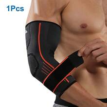 1pc Adjustable Elbow Brace Support With Strap, Compression Sleeve Arm Support For Women And Men For Sports, Running, Workout, Basketball, Golf, Tennis, Weightlifting - Multicolor - View 17