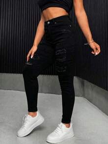 Women Jeans - Black - View 3