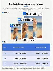 1/18/50pcs Customizable Personalized Square Birthday DIY Decorative Stickers, Custom Text Content, Suitable For Decorating Gift Bags, Home Walls, Storage Jars, Birthday Invitations, Perfect For Lovers, Best Friends, Family, Applicable For Parties, Christmas, Birthdays, Anniversaries, Various Holidays - Multicolor 2 - View 7