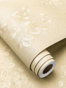 1 Gulungan Wallpaper PVC Motif Mawar Timbul 3D, Perekat Diri, Tahan Air, Tahan Lembap, Dengan Perekat di Bagian Belakang, Stiker Dinding yang Dapat Dilepas dan Dibersihkan untuk Ruang Tamu, Kamar Tidur, Renovasi dan Dekorasi Asrama - beraneka warna - View 14