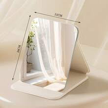 1 chiếc gương trang điểm gấp gọn, gương để bàn điều chỉnh được kích thước lớn/vừa/nhỏ, gương cầm tay cổ điển, gương du lịch nhỏ gọn, phù hợp cho ký túc xá và bàn làm việc, dùng để trang điểm, trang trí phòng, quà sinh nhật cho bạn nữ, quà lễ, quà Giáng sinh, đồ dùng thiết yếu tựu trường, unisex, giá rẻ bình dân - Nhiều màu - Xem 2