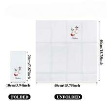 10pcs/Bag Navada 2027 New Year Christmas Home Decor Christmas Party Tabletop Disposable Napkins 40cm Merry Christmas - View 5