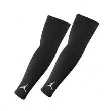 Nike Jordan Men's Sports Elbow Pads Ice Sleeves Arm Covers Breathable UV Protection Moisture-Wicking Sun Protection Arm Sleeves - Black - View 1