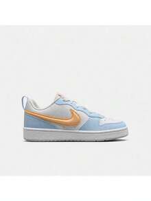 Nike COURT BOROUGH LOW RECRAFT (GS) Basketball Shoes Low-Top JA4414-181 For Teens - Blue and White - View 2