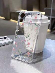 1pc Dainty Floral Daisy Clear Print Phone Case,Compatible With IPhone 18 Pro Max 17 Pro Max 16 Pro Max 15 Pro Max 14 Pro Max & 11/12/13/14/15/16/17/18 Pro/Plus - Multicolor - View 4
