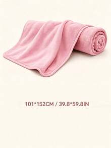 1pc 2-In-1 Travel Blanket Pillow, Portable Detachable Soft Fleece Airplane Blanket With Compact Zipper Storage Bag, Comfortable Warm Foldable Blanket - Multicolor - View 9