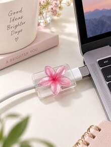 Protector de cable de carga - Funda de plástico duradero para cable de carga con diseño de patrón floral multicolor, resistente a arañazos y a prueba de golpes, adecuado para cables de datos de teléfono, protege los cables de datos de daños, protector de cable de carga - Multicolor - Ver 3