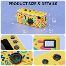 1080P Mini Keychain Camera - 0.96 Inch HD Screen, Comes With 32GB Memory Card, 160° Wide Angle, Anti-Loss Lanyard, Suitable For Adults/Teenagers/Outdoor Travel - View 4