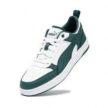 Puma Spring/Autumn Unisex Couple Vintage Colorblock Low-Top Sneakers Casual Sports Shoes 40032607 - White-christmas Green - View 8
