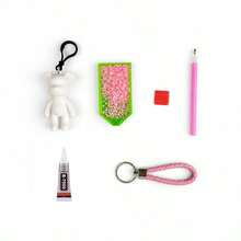 1pc DIY Bear Diamond Keychain Pendant, Fun Handmade Craft, Suitable As Souvenir For Birthday, Graduation, Valentine's Day And Christmas - Multiple Styles - View 14