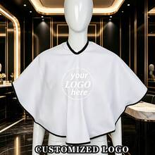 Customized Barber Apron, Customized Barber Cape, Customizable Pattern And Logo Barber Cape, Adjustable Neckline Hairdressing Apron, Personalized Barber Shop Gift, Creative Birthday Party Costume Prop - Multicolor - View 10
