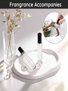 10ml Perfume Spray Bottle, Transparent Glass Travel Perfume Atomizer, Refillable, Empty Small Spray Bottle, Perfume Sample Spray Container, Cosmetic Essential Oil Dispensing Bottle - Multicolor - View 7