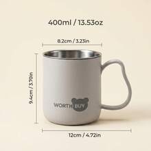 Plastic Tea Cup, Reusable Coffee Mug With Wave Handle, Unbreakable PP Water Cup, Matte Two-Tone Milk Cup, Portable Mouthwash Cup For Student School Office - Multicolor - View 17