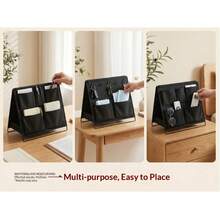 1PC Vertical Desktop Storage Basket, Multi-Pocket Large Capacity Organizer, Multi-Function Desktop Organizer For Storing Keys, Jewelry, Coins, Small Items, Suitable For Vanity, Entryway, Bedside Table, Home Decor - View 6