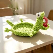 A Creative Pure Handmade Woven Animal Coaster. Funny And Interesting Shapes. Very Suitable For Handicraft Lovers, Home Decoration, And Small Gifts For Others - Multicolor - View 2