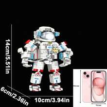 Astronaut Building Blocks 999 Pieces, Space Dawn Mecha Boy Assembly Toy Model, Birthday Gift Suitable For 14 Years Old And Above, High Difficulty Fashion Decor (Please Note Product Size, This Product Is Difficult To Assemble, Suitable For Experienced Players.) - Multicolor - View 3