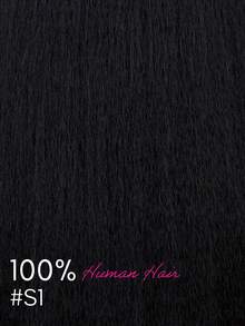 ISEE Hair Kinky Straight Half Wig InvisiFit Strap 180% Density 14-16 Bob Inch 18-28 Inch Flexible Fit 3 In 1 Half Wig Human Hair Wear Go Glueless Wig Natural Black Color For Beginners Daily Use For Women - S1 - View 5