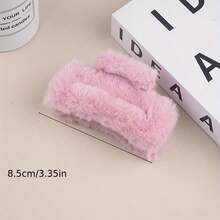 Light Purple + Sky Blue + Light Green + Pink 8.5cm Hair Claw Clip Polyester Fiber - Light Purple + Sky Blue + Light Green + Pink - View 2